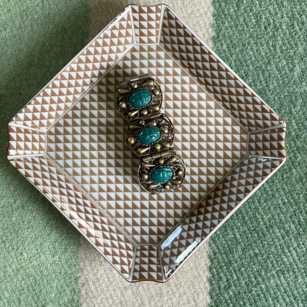 Vintage Japanese porcelain bowl,jewelry tray, trinket tray,minimalist decor, mcm